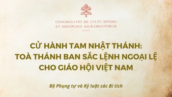 Khi Cử Hành Nghi Thức Tam Nhật Thánh