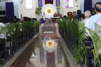 Thánh lễ Lá tại nhà thờ Chính tòa BMT