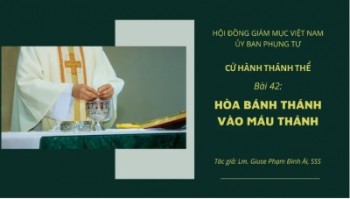 CHTT: Bài 42 -Hòa bánh thánh vào máu thánh