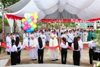 Gx. Châu Ninh - Khánh thành tháp chuông