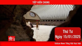 Trực tiếp buổi Tiếp kiến chung thứ Tư 15/01/2025