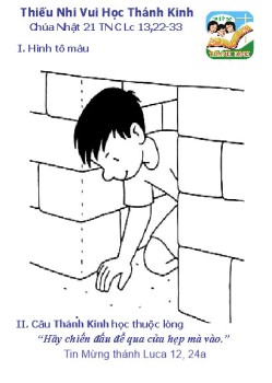 Thiếu Nhi VHTK CN  TN C - Hình tô màu