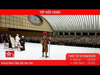 Trực tiếp Buổi Tiếp kiến chung hằng tuần