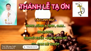 Lễ Tạ ơn của Tân Linh mục Giuse Sùng A Tịnh