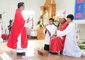 Gx. Bình Hà: Đón Cha Tân Quản xứ