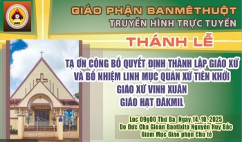 Thánh lễ Công bố Thành lập Gx. Vinh Xuân