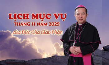 Lịch mục vụ tháng 11.2025 của Đức Giám Mục