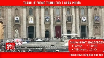 Thánh Lễ Phong Thánh cho 7 Chân phước