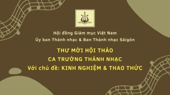 Thư mời Hội thảo Ca trưởng Thánh nhạc.