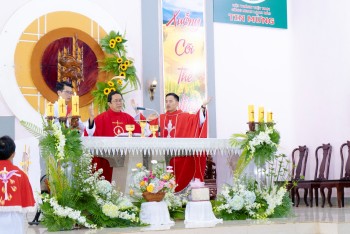 Ca đoàn Cêcilia Gx. Phúc Lộc mừng Bổn mạng