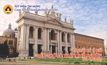 SNTM -Lễ Cung Hiến Thánh Đường Latêranô