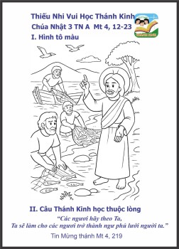 Thiếu Nhi VHTK - CN3TNA - Hình tô màu