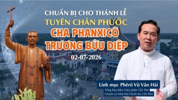 Chuẩn bị  Thánh lễ Tuyên Chân phước Cha FX Trương Bửu Diệp