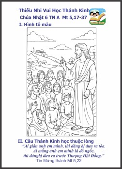 Thiếu Nhi VHTK - CN6TNA - Hình tô màu