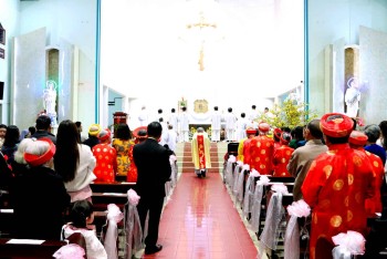 Thánh lễ Mùng Hai Tết tại Giáo xứ Duy Hoà