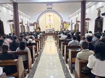 Thánh lễ Tạ Ơn Cuối Năm tại Giáo xứ Kim Mai