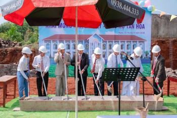 Thánh Lễ khởi công xây dựng nhà giáo lý Giáo họ Tân Hoà