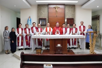 Đồng hành với Đức cha Tân cử đi Quy Nhơn