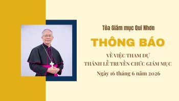 Thư thông báo của Tòa Giám mục Qui Nhơn