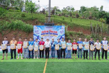 Giáo hạt Gia Nghĩa khai mạc giải bóng đá cúp Hiệp Hành