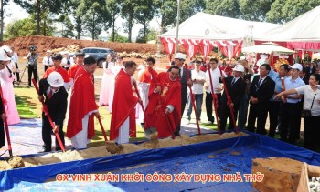 GX Vinh Xuân khởi công xây dựng Nhà thờ