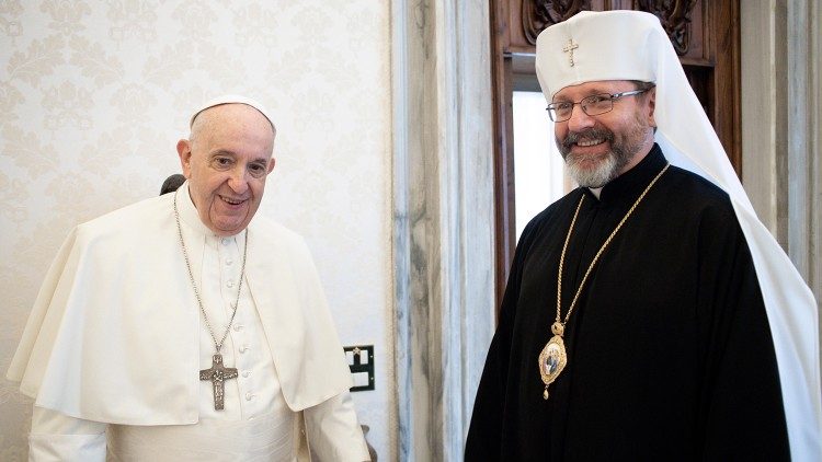 ĐTC điện đàm với lãnh đạo Công giáo Ucraina