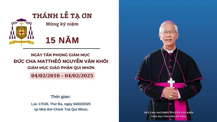 ĐC Matthêô Nguyễn Văn Khôi -15 năm Giám Mục