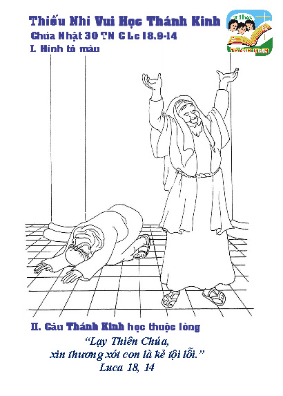 Thiếu Nhi VHTK CN 30 TN C - Hình tô màu