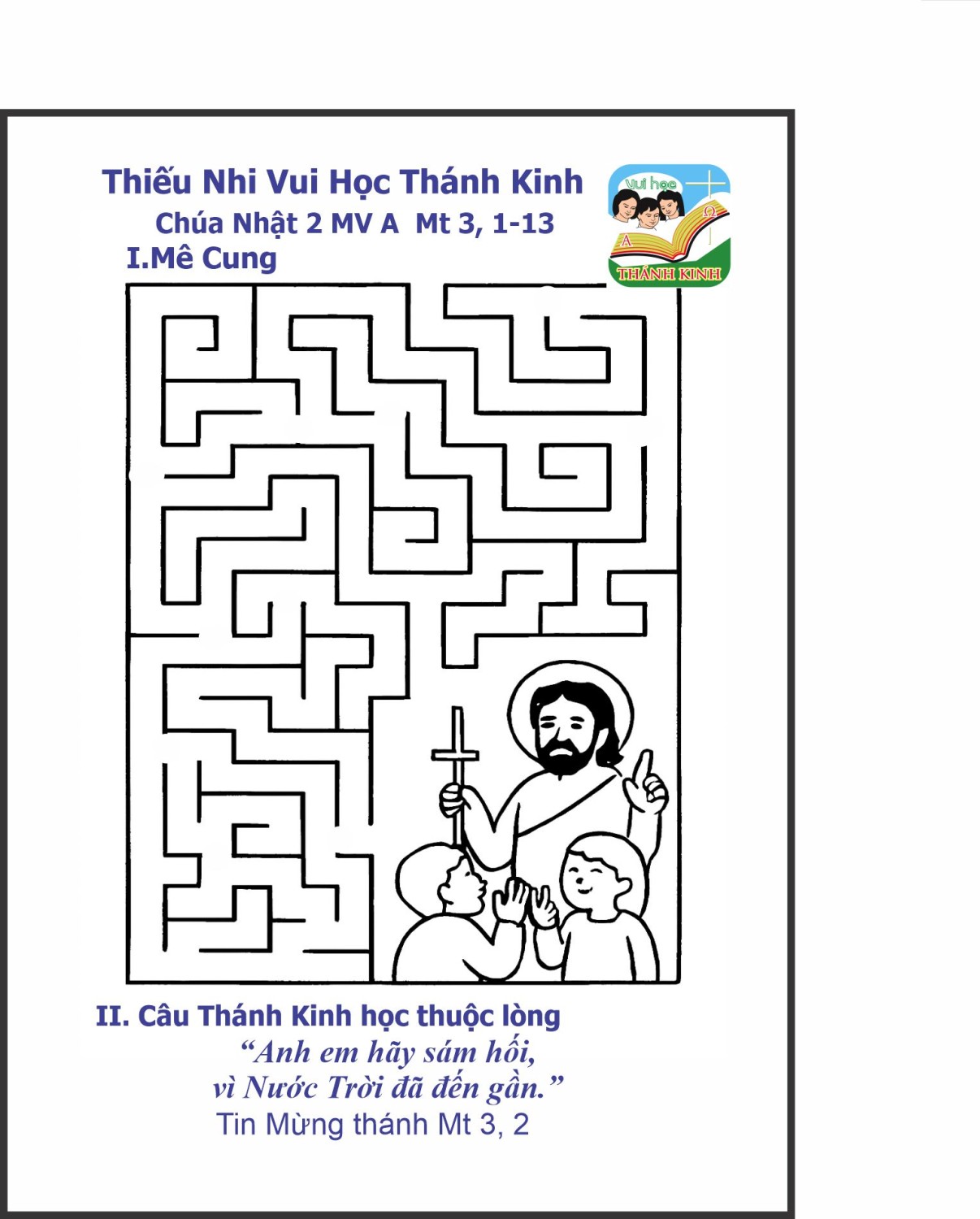 VHTK Mê Cung CN 2 Mùa Vọng A