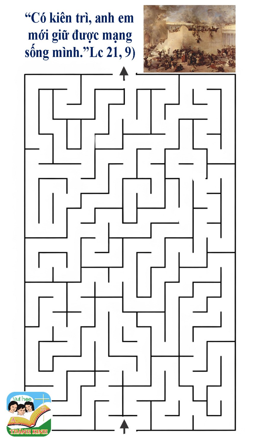 Vui Học Thánh Kinh Mê Cung CN 33 TN C Lc 21, 5-19