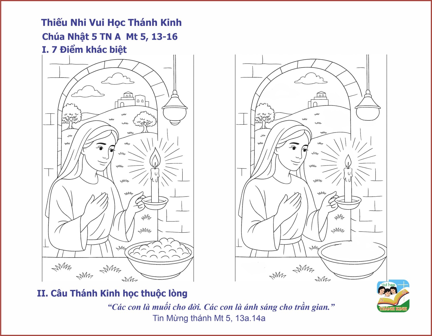 Thiếu Nhi VHTK-CN5TNA-7 khác biệt