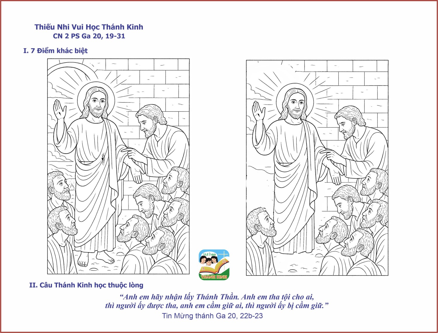 Thiếu Nhi VHTK- CN 2 PSA-7 khác biệt