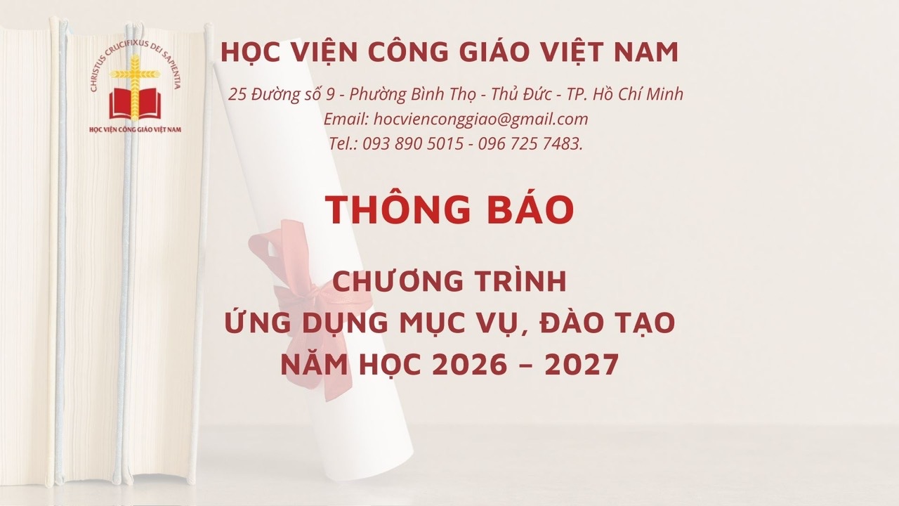 Thông Báo Chương Trình Đào Tạo 2026-2027