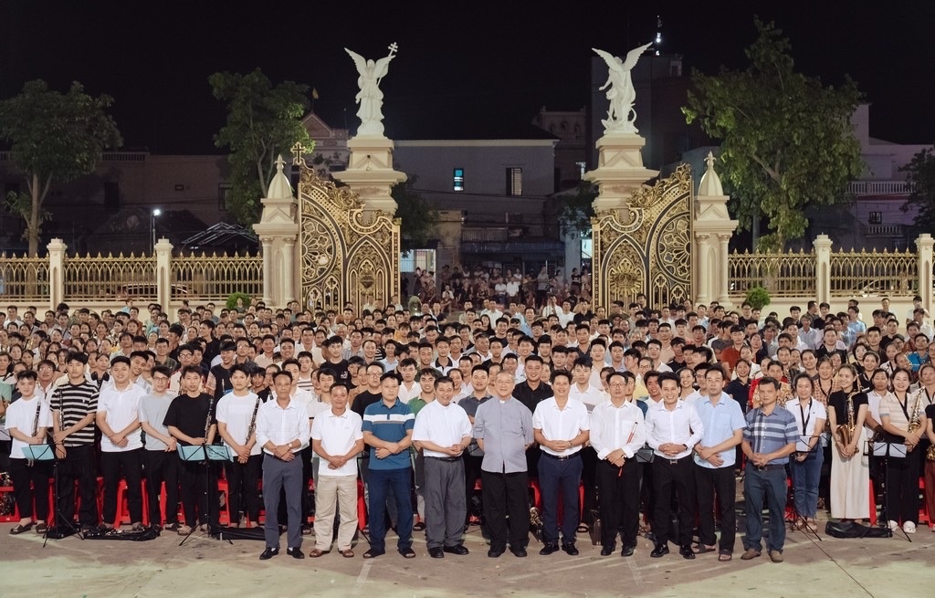 Liên đoàn kèn Đại Đồng Hướng tới Thánh lễ Tuyên phong Chân phước
