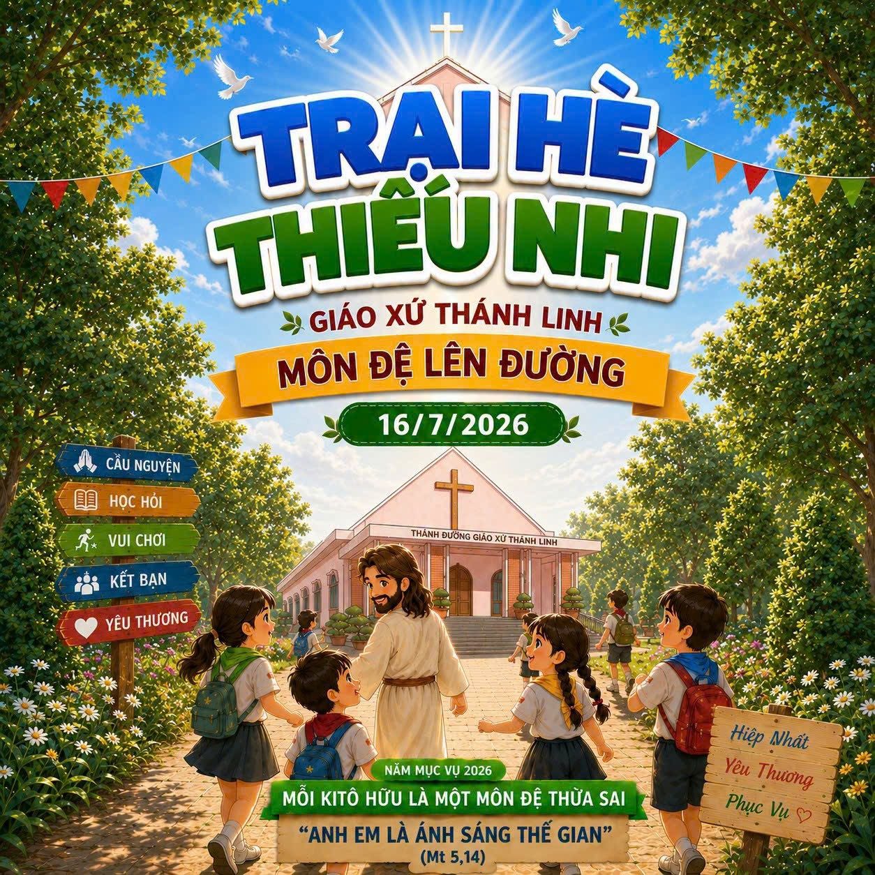 GX THÁNH LINH: TRẠI HÈ THIẾU NHI 2026