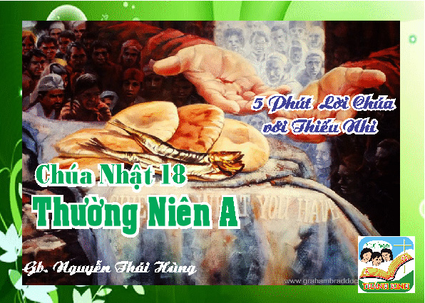 CN 18 TN A- 5 phút Lời Chúa với Thiếu Nhi