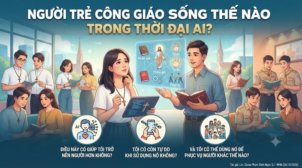 Người Trẻ Công Giáo sống thế nào trong Thời Đại AI.